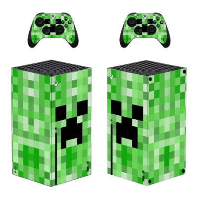Minecraft decal skin for Xbox Series X Console and 2 Contr.. Minecraft decal skin for Xbox Series X Console and 2 Contr..