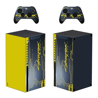 Cyberpunk 2077 decal skin for Xbox Series X Console and 2 .. Cyberpunk 2077 decal skin for Xbox Series X Console and 2 ..