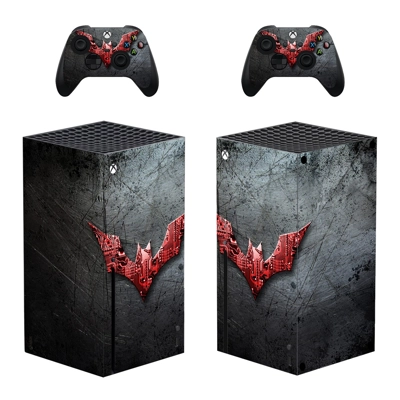 Batman decal skin for Xbox Series X Console and 2 Controll.. Batman decal skin for Xbox Series X Console and 2 Controll..