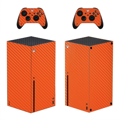 Carbon Texture decal skin for Xbox Series X Console and 2 Controllers