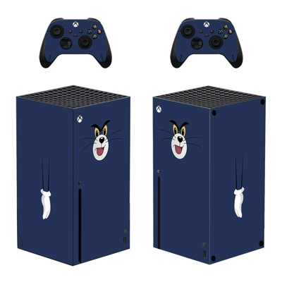 Tom and Jerry decal skin for Xbox Series X Console and 2 C.. Tom and Jerry decal skin for Xbox Series X Console and 2 C..