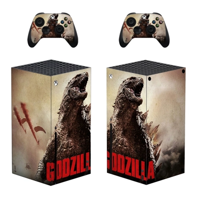 Godzilla decal skin for Xbox Series X Console and 2 Contro.. Godzilla decal skin for Xbox Series X Console and 2 Contro..