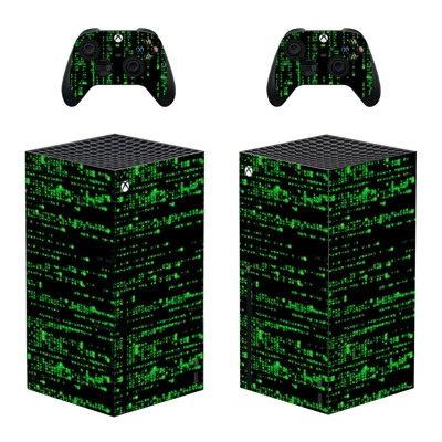 Digital Texture decal skin for Xbox Series X Console and 2 Controllers