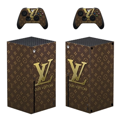 Louis Vuitton decal skin for Xbox Series X Console and 2 C.. Louis Vuitton decal skin for Xbox Series X Console and 2 C..
