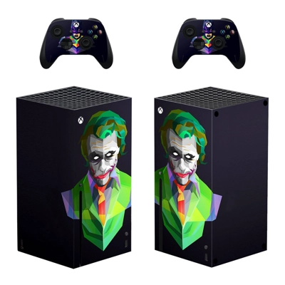 Joker decal skin for Xbox Series X Console and 2 Controllers