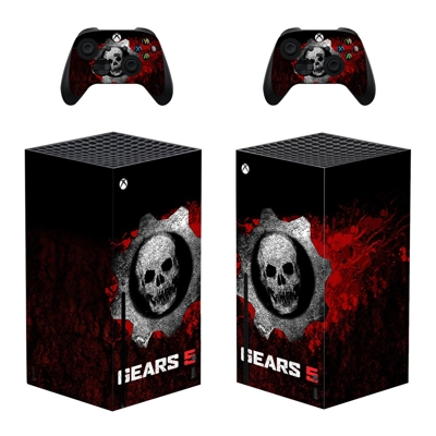 Gears 5 decal skin for Xbox Series X Console and 2 Control.. Gears 5 decal skin for Xbox Series X Console and 2 Control..