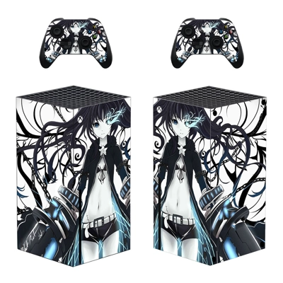 Black Rock Shooter decal skin for Xbox Series X Console an.. Black Rock Shooter decal skin for Xbox Series X Console an..