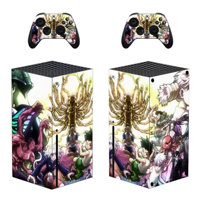 Anime Hunter decal skin for Xbox Series X Console and 2 Controllers