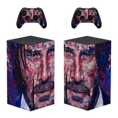 John Wick decal skin for Xbox Series X Console and 2 Controllers