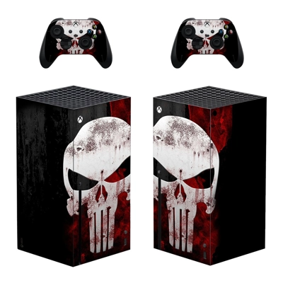 The Punisher decal skin for Xbox Series X Console and 2 Co.. The Punisher decal skin for Xbox Series X Console and 2 Co..
