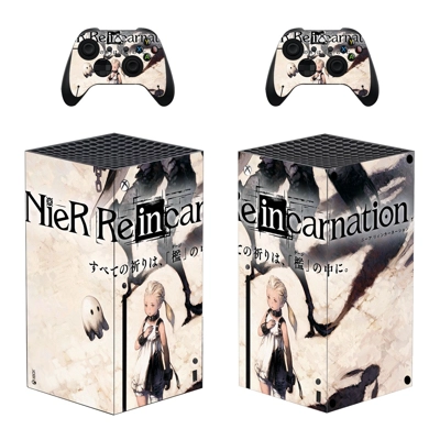 NieR Automata decal skin for Xbox Series X Console and 2 C.. NieR Automata decal skin for Xbox Series X Console and 2 C..