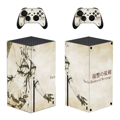 NieR Automata decal skin for Xbox Series X Console and 2 C.. NieR Automata decal skin for Xbox Series X Console and 2 C..