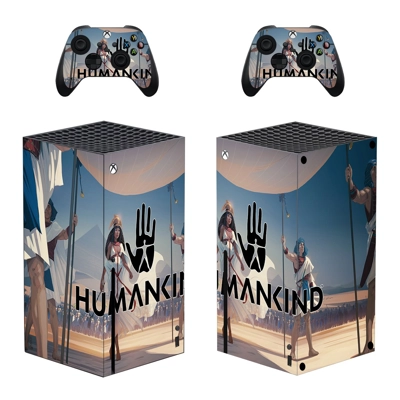 Humankind decal skin for Xbox Series X Console and 2 Controllers