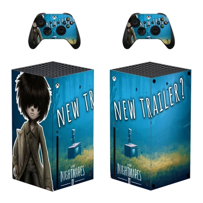 Little Nightmares 2 decal skin for Xbox Series X Console and 2 Controllers
