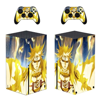 Naruto decal skin for Xbox Series X Console and 2 Controll.. Naruto decal skin for Xbox Series X Console and 2 Controll..