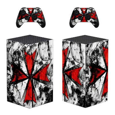 Resident Evil decal skin for Xbox Series X Console and 2 C.. Resident Evil decal skin for Xbox Series X Console and 2 C..