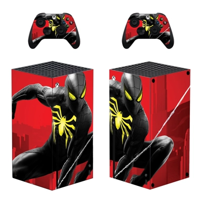 Spider Man decal skin for Xbox Series X Console and 2 Cont.. Spider Man decal skin for Xbox Series X Console and 2 Cont..