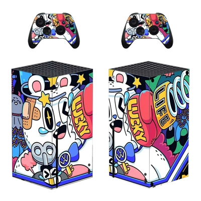 Lucky for Life decal skin for Xbox Series X Console and 2 Controllers