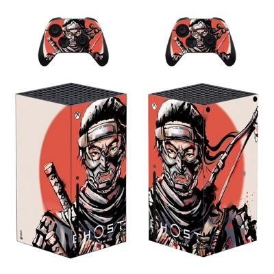Ghost of Tsushima decal skin for Xbox Series X Console and.. Ghost of Tsushima decal skin for Xbox Series X Console and..