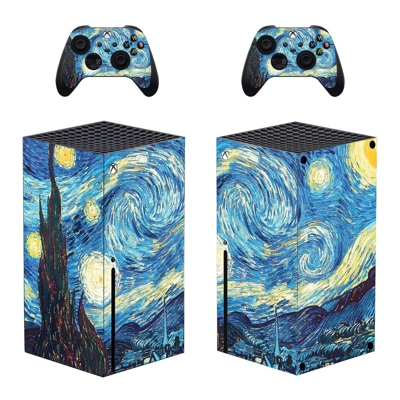 Paint Texture decal skin for Xbox Series X Console and 2 Controllers