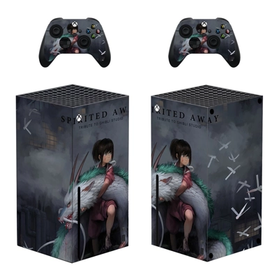 Spirited Away decal skin for Xbox Series X Console and 2 C.. Spirited Away decal skin for Xbox Series X Console and 2 C..