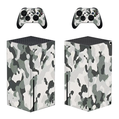 Camouflage decal skin for Xbox Series X Console and 2 Controllers