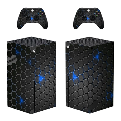 Digital Texture decal skin for Xbox Series X Console and 2 Controllers