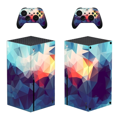Digital Texture decal skin for Xbox Series X Console and 2 Controllers