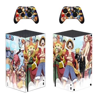 One Piece decal skin for Xbox Series X Console and 2 Contr.. One Piece decal skin for Xbox Series X Console and 2 Contr..