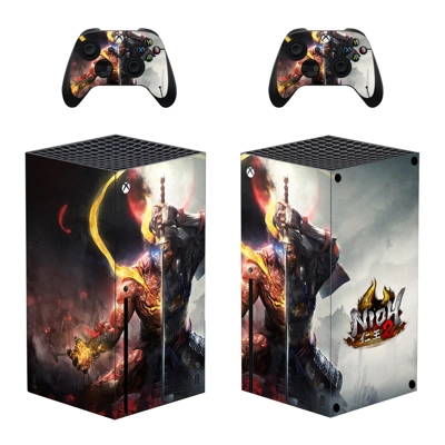 Nioh 2 decal skin for Xbox Series X Console and 2 Controllers