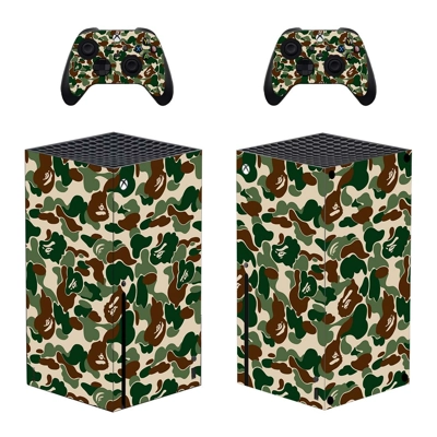 Camouflage decal skin for Xbox Series X Console and 2 Cont.. Camouflage decal skin for Xbox Series X Console and 2 Cont..