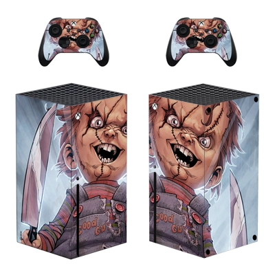 Chucky decal skin for Xbox Series X Console and 2 Controll.. Chucky decal skin for Xbox Series X Console and 2 Controll..