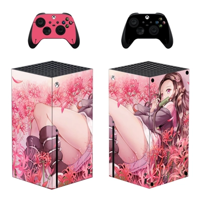 Demon Slayer decal skin for Xbox Series X Console and 2 Co.. Demon Slayer decal skin for Xbox Series X Console and 2 Co..