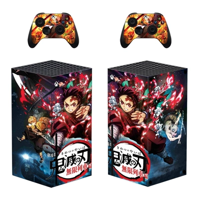 Demon Slayer decal skin for Xbox Series X Console and 2 Co.. Demon Slayer decal skin for Xbox Series X Console and 2 Co..