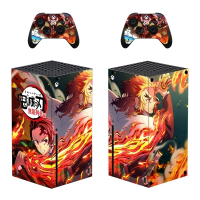 Demon Slayer decal skin for Xbox Series X Console and 2 Co.. Demon Slayer decal skin for Xbox Series X Console and 2 Co..