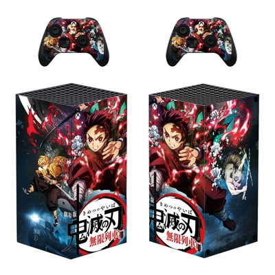 Demon Slayer decal skin for Xbox Series X Console and 2 Co.. Demon Slayer decal skin for Xbox Series X Console and 2 Co..