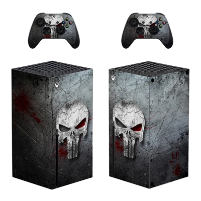 The Punisher decal skin for Xbox Series X Console and 2 Co.. The Punisher decal skin for Xbox Series X Console and 2 Co..