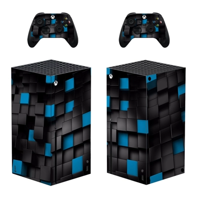 Cube Texture decal skin for Xbox Series X Console and 2 Co.. Cube Texture decal skin for Xbox Series X Console and 2 Co..