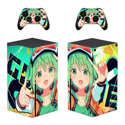 Anime decal skin for Xbox Series X Console and 2 Controllers Anime decal skin for Xbox Series X Console and 2 Controllers