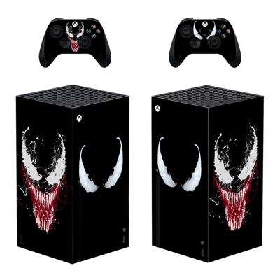 Venom decal skin for Xbox Series X Console and 2 Controllers Venom decal skin for Xbox Series X Console and 2 Controllers