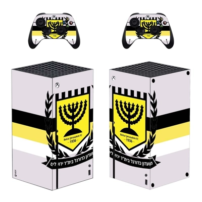 Beitar Jerusalem FC decal skin for Xbox Series X Console and 2 Controllers