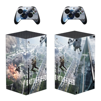 Battlefield 2042 decal skin for Xbox Series X Console and 2 Controllers