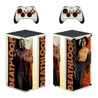 Deathloop decal skin for Xbox Series X Console and 2 Contr.. Deathloop decal skin for Xbox Series X Console and 2 Contr..