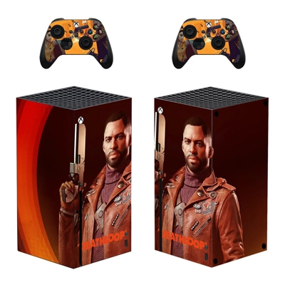 Deathloop decal skin for Xbox Series X Console and 2 Controllers