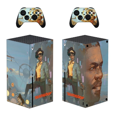 Deathloop decal skin for Xbox Series X Console and 2 Contr.. Deathloop decal skin for Xbox Series X Console and 2 Contr..