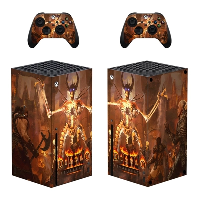 Diablo 2 Resurrected decal skin for Xbox Series X Console .. Diablo 2 Resurrected decal skin for Xbox Series X Console ..
