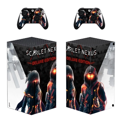 SCARLET NEXUS decal skin for Xbox Series X Console and 2 C.. SCARLET NEXUS decal skin for Xbox Series X Console and 2 C..
