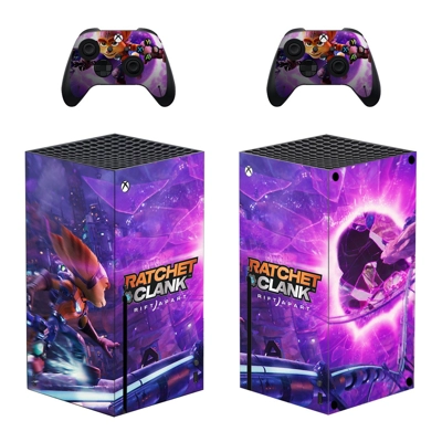 Ratchet and Clank decal skin for Xbox Series X Console and.. Ratchet and Clank decal skin for Xbox Series X Console and..