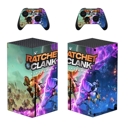 Ratchet and Clank decal skin for Xbox Series X Console and.. Ratchet and Clank decal skin for Xbox Series X Console and..