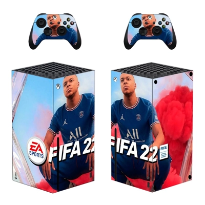 FIFA 22 decal skin for Xbox Series X Console and 2 Control.. FIFA 22 decal skin for Xbox Series X Console and 2 Control..